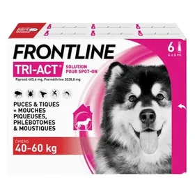 Meilleurs prix pour Pipettes Frontline Tri Act pour chien de très grande taille, 40 à 60 kg