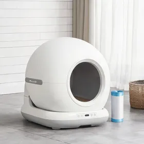 Meilleurs prix pour Litière pour chat autonettoyante avec caméra HD bacs de 7 L et 72 L matière PP et ABS 58 1 x 47 5 x 53 cm
