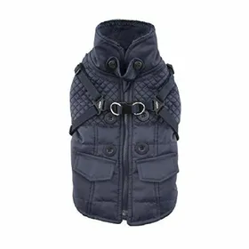 Comparer les prix de Puppia Wilkes Manteau d'Hiver pour Chien Bleu Taille XL