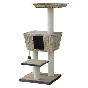 Comparer les prix de Nobby Arbre  chat MOTEGA S (114cm, Marron clair), Arbre  chat