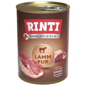 Comparer les prix de Rinti Viande Pure 6 x 400 g pour chien - pur agneau