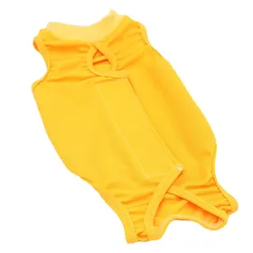 Meilleurs prix pour Vêtements de stérilisation anti-léchage pour chat, combinaison de chirurgie pour animaux de compagnie pour petits chiens et chats, sevrage, gilet respirant anti-rayures pour chiots L jaune