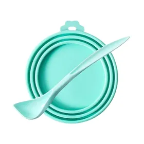 Comparer les prix de Couvercle en Silicone Universel pour Boîte d'Aliments pour Animaux - Fraîcheur Garantie Gr