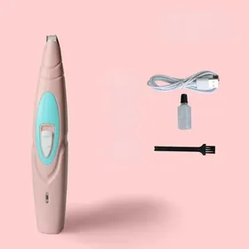 Meilleurs prix pour Tondeuse électrique professionnelle pour les pieds des animaux de compagnie, outil de pédicure pour chiens, coiffeur, oreilles, yeux, coupe-cheveux rose