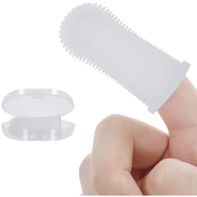 Meilleurs prix pour Brosse à dents pour animaux - Phoesky - Silicone - Nettoyage à 360 degrés - 2 3x2 3x5 1 cm - Blanc - Réutilisable
