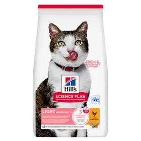 Comparer les prix de HILL'S Science Plan Light Mature Adult 7+ au Poulet - Croquettes pour chat-