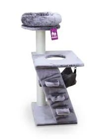 Comparer les prix de Jouet chat - Petrebels Arbre à chat Seattle 89 cappuccino - 48 x 35 x 89 cm
