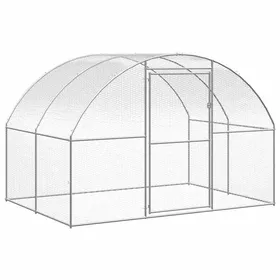 Comparer les prix de Poulailler d'extérieur 3x2x2 m Acier galvanisé