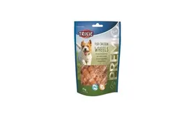 Meilleurs prix pour Trixie premio wheels aux poulet et poisson - 75 g - pour chien