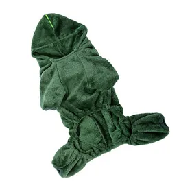 Comparer les prix de Costume de dessin animé pour chien Forme mignonne de dinosaure Polaire corail douce Chaud Costume d'Halloween pour chien Sweat à capuche d'hiver Vêtements pour chiens Chats XL