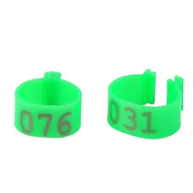 Meilleurs prix pour 6 Couleurs 100 Pièces Sac 16 MM 001 100 Bagues Numérotées en Plastique pour Pattes de Volailles Poulets Canards Oies Type 2