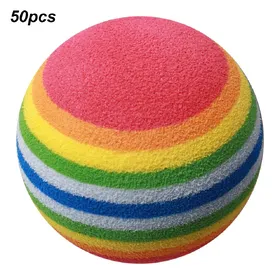 Meilleurs prix pour 50 PCS EVA Léger Résistant à l'Usure Intérieur Pratique Rayure Mousse Coloré Animal de Compagnie Chat Jouet de Divertissement s pink