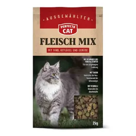Meilleurs prix pour Croquettes chat, nourriture pour chat adulte, mélange de viande Classic, 2kg