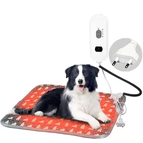 Comparer les prix de Couverture chauffante animaux 45×45 cm thermostat intelligent 2 niveaux PVC anti‑eau anti‑griffes pour chat et chien .