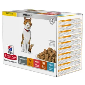 Comparer les prix de Hill's SCIENCE PLAN Multipack pour Chat Stérilisé Adulte 12x85 g