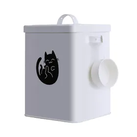 Comparer les prix de Contenant pour nourriture pour animaux de compagnie Chien et Chat Nourriture Sèche Bac Scellé Fer Galvanisé 23x18x15cm Type 1