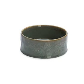 Meilleurs prix pour 2x1200 ml, Ø18x7 cm écuelle en céramique pour chien Designed by Lotte, verte