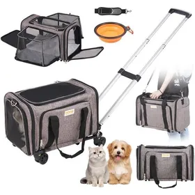 Meilleurs prix pour Sac De Transport Animaux De Compagnie - Vevor - 11,3 Kg Sac À Roulettes Chat Chien