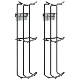 Meilleurs prix pour Support de gobelet de saut de baril 2 pcs noir acier