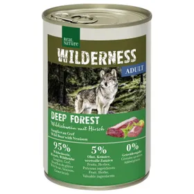 Meilleurs prix pour REAL NATURE WILDERNESS Nourriture humide Chien Adulte DEEP FOREST  Sanglier et Cerf 12x400 g