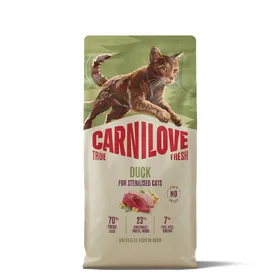 Meilleurs prix pour 6 kg Carnilove True Fresh Sterilised Adult Canard - croquettes pour chat