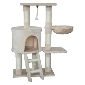 Comparer les prix de Nordic Paws Kradsetrae Milo, Beige (55 cm), Arbre à chat