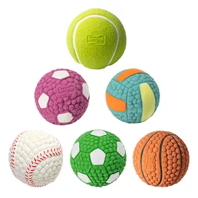 Meilleurs prix pour Blinkit Kit de Balle Jouets pour Chiens - Jouet Interactif Sonore en Latex Souple pour Nettoyer les Molaires et Facile à Laver, Idéal pour Dressage