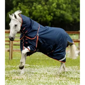 Meilleurs prix pour Couverture d'extérieur imperméable pour cheval avec couvre-cou Premier Equine Buster 0 g