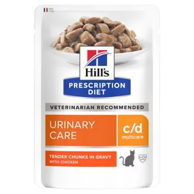 Meilleurs prix pour Hill's Prescription Diet c/d Multicare Urinary Care Chat Adulte Volaille 12x85 g