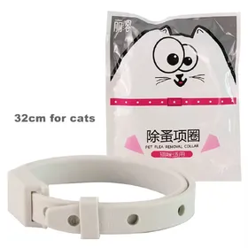 Comparer les prix de Collier anti-puces et anti-tiques pour chat pour petits chiens contre les parasites protection 8 mois collier réglable chiot chaton pour accessoires pour animaux de compagnie~00009