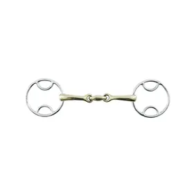 Meilleurs prix pour Mors double brisure pour cheval en laiton 3 effets Premier Equine