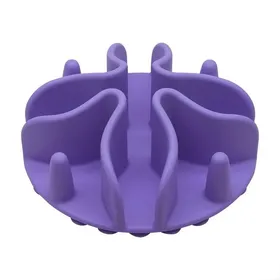 Comparer les prix de Insert en Silicone pour Gamelle Lente pour Animaux de Compagnie avec Ventouse Puissante pour Gamelle d'Alimentation pour Chiens Produits pour Animaux de Compagnie violet