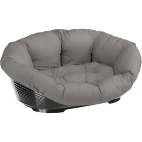 Meilleurs prix pour Panier pour chien - FERPLAST - Sofà - 85 x 62 cm - Taupe - Coussin coton amovible lavable