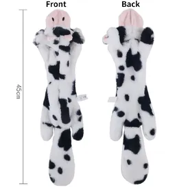 Comparer les prix de Jouet Chien Animal Simulé Amusant Sans Rembourrage Avec Sifflets Peluche Durable Sans Rembourrage Jouet à Mâcher Chien Siffleur Jouet Siffleur Animal Crinkle
