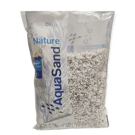 Meilleurs prix pour Sol décoratif 1,6-3 mm, naturel cristobalite blanc AquaSand, 0.8 kg pour aquarium - animallparadise 14 Blanc