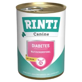 Comparer les prix de RINTI Canine Diabète poulet pour chien - 12 x 400 g