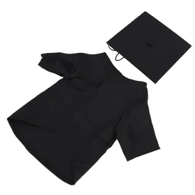 Comparer les prix de Ensemble de casquette et robe de remise de diplôme pour chiens Chats Accessoire de costume de fête de vacances Respirant Noir XL noir