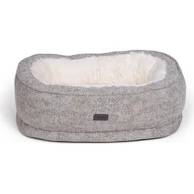 Comparer les prix de Panier ovale beige/blanc Vadigran Alys 