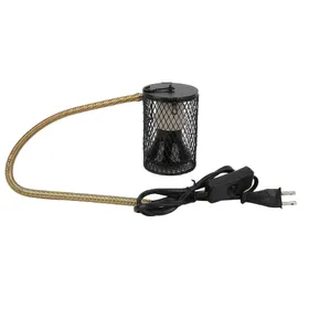 Meilleurs prix pour Kit Lampe Chauffante Reptile E27 Kit Émetteur de Chaleur en Céramique Noire pour Tortues Lézards Poulailler 100W Prise US black