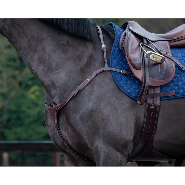 Collier de chasse à pont long pour cheval Dyon – photo 2