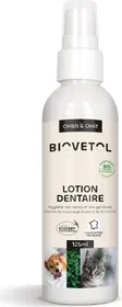 Comparer les prix de BIOVETOL Lotion dentaire bio chien et chat - Lot de 2x 125ml