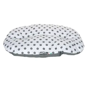 Comparer les prix de Coussin ovale pour chien - MARTIN SELLIER - Classic Grey Cherry - 65x45 cm - Ép. 5 cm - Tissu polycoton