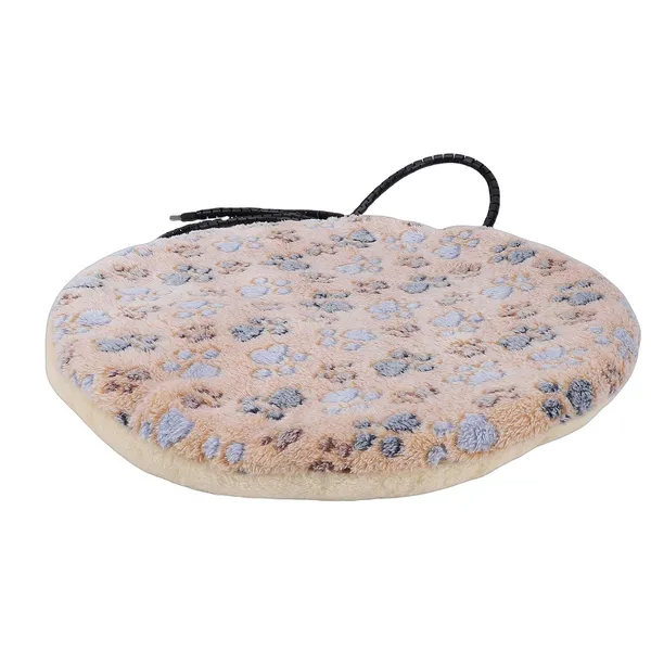 Tapis Chauffant pour Animaux USB Multifonctionnel Double Face Flanelle Épaissi Grande Taille Chauffant Chien Chat Couverture Tapis white – photo 3