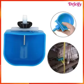 Comparer les prix de Abreuvoir automatique pour lapin - AKOZON - Lot 10 - Fixation pince - Acier inoxydable+plastique - Connecteur en T