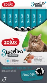 Meilleurs prix pour ZOLUX Friandises crémeuse Sweeties + pour chat senior - 7x14g