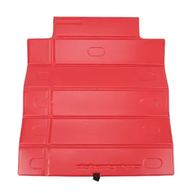 Meilleurs prix pour Rampe pour Chien Coussin Pliable en Plastique Antidérapant Portable Marche pour Chien de Voiture pour Chiens Moyens Grands red