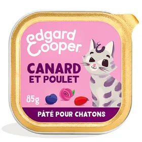 Meilleurs prix pour Edgard & Cooper Kitten Pâté sans céréales 85 g pour chaton - canard, poulet