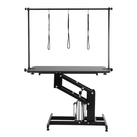 Meilleurs prix pour VEVOR Table de Toilettage pour Chien Animaux de Compagnie Hydraulique 108x61 cm Capacité Charge Statique 199,6 kg Station de Toilettage Réglable en Hauteur, pour Chiens de Taille Moyenne et Petite