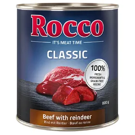 Comparer les prix de Rocco Classic 6 x 800 g - bœuf, renne