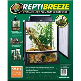 Meilleurs prix pour Zoomed - Cage grillagée en aluminium pour petits reptiles Repti Breez